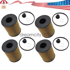 4x Oil Filter Pack w/Seals 26350-2S000 Fits For 2022 Hyundai Tucson 2.5L Engine