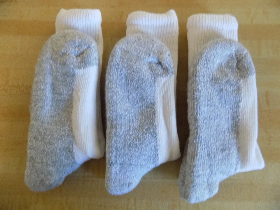 PACK DE 6 CALCETINES ACOLCHADOS COSTCO HEAD POWER BLANCOS HOMBRE TALLA 9-11 COJÍN / NUEVOS SIN ETIQUETAS Foto 4 de 4