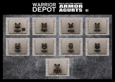 Acid Rain World Body Armor Agurts G1 - 1/18 3.75" GI Joe