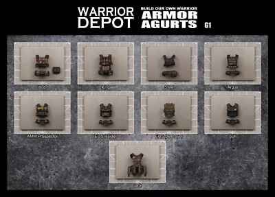 Acid Rain World Body Armor Agurts G1 - 1/18 3.75'' GI Joe