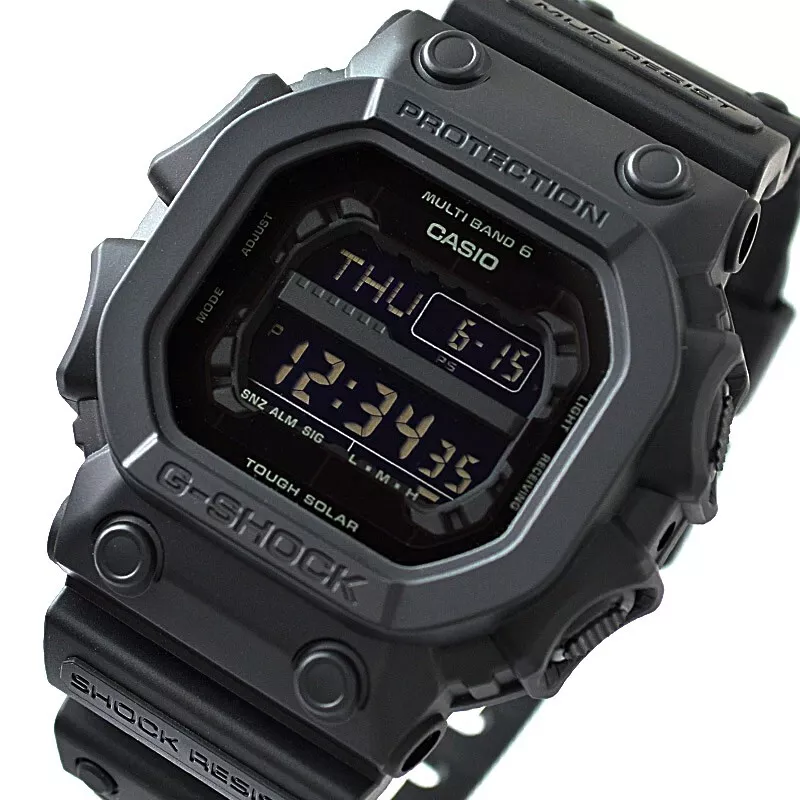 CASIO G-SHOCK GXW-56BB-1JF Digital Radio Solar Watch Matte Black Big Case  53.6mm