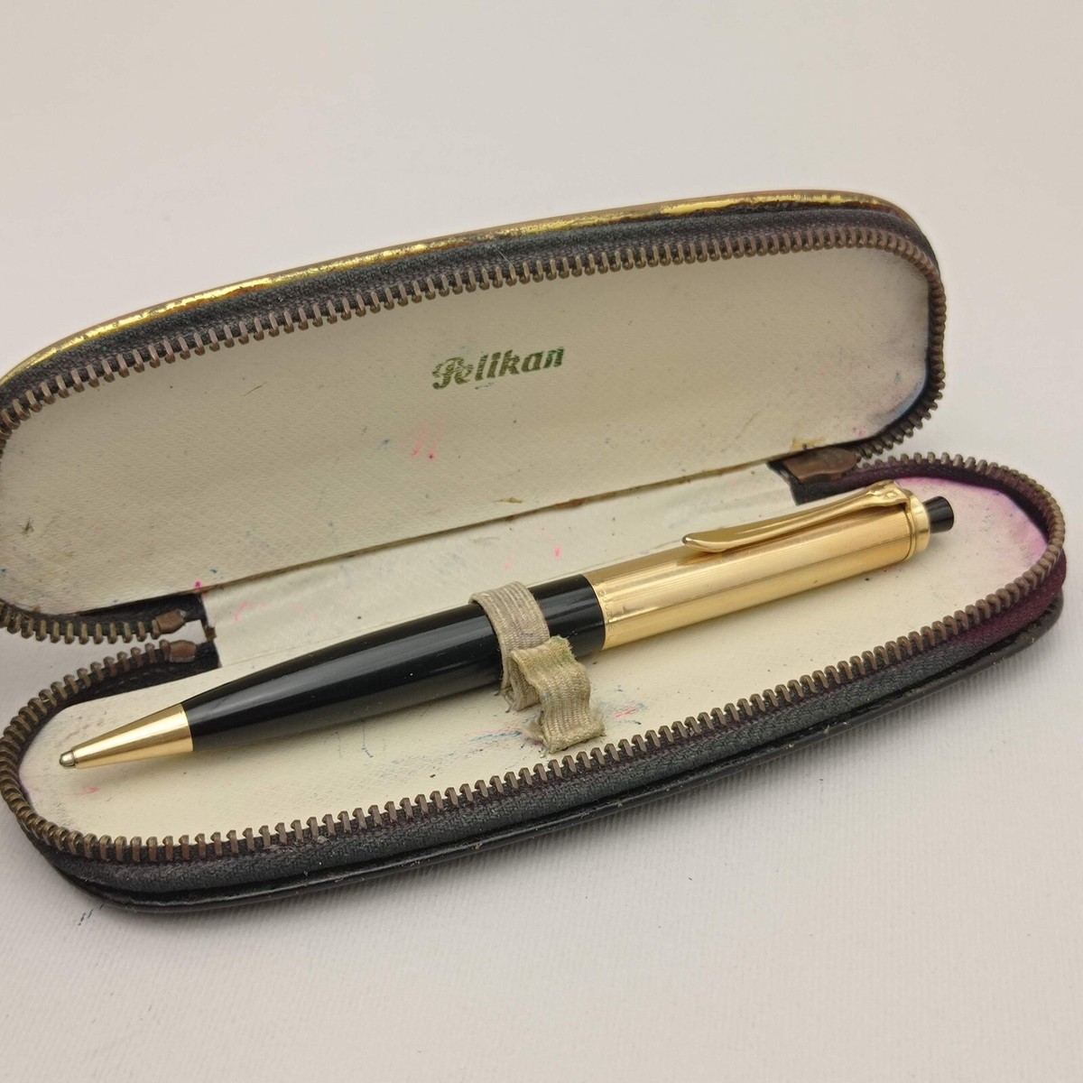 d*3様 Pelikan 500ROLLED GOLD DOUBLE L GER PELIKAN Rolled Gold Double L Black Mechanical Pencil 1.18 mm