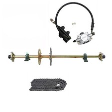 44" Go Kart Rear Axle Kit 530 Sprocket Hub Brake Caliper Go Cart ATV EBIKE Buggy