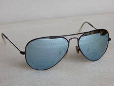 Ray-Ban Aviator RB3025 029/30 GUN Metal Green Mirror Lens 58 14 Sunglasses