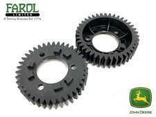 Pair Of Genuine John Deere Drive Gear SAU10686 JS63 JS63C JS63V JS63VC Vario