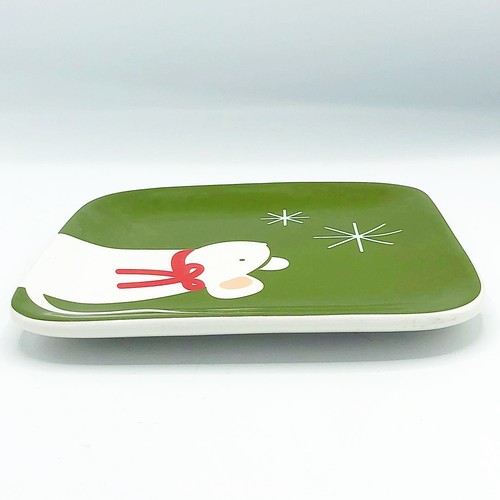 Plato de postre cuadrado de Navidad Tag Mouse - Imagen 2 de 3