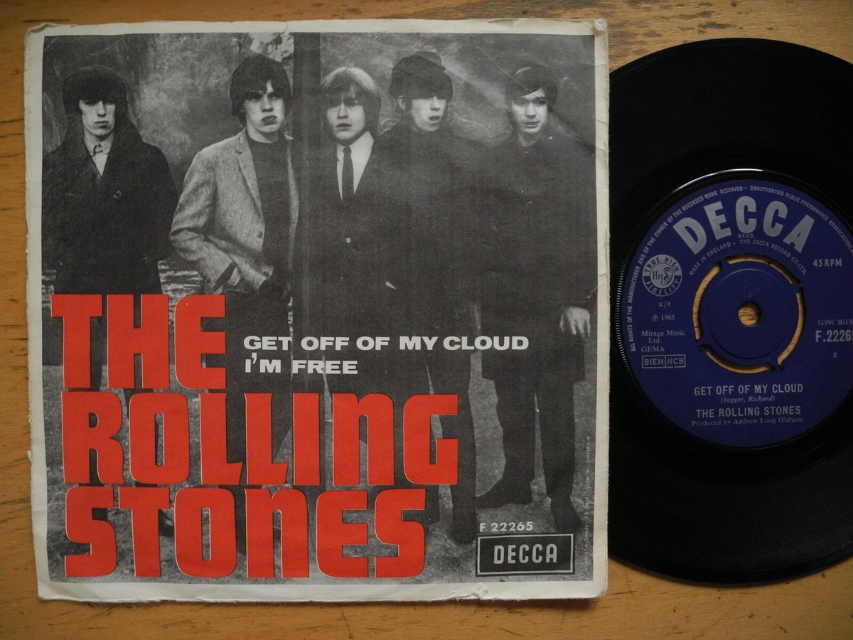 ROLLING STONES Get Off Of My Cloud / I'm Free 45 7
