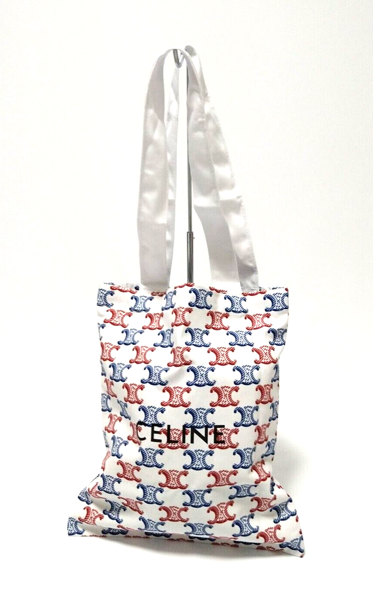 Celine Tote bag Red Blue White Triomphe Novelty gift for