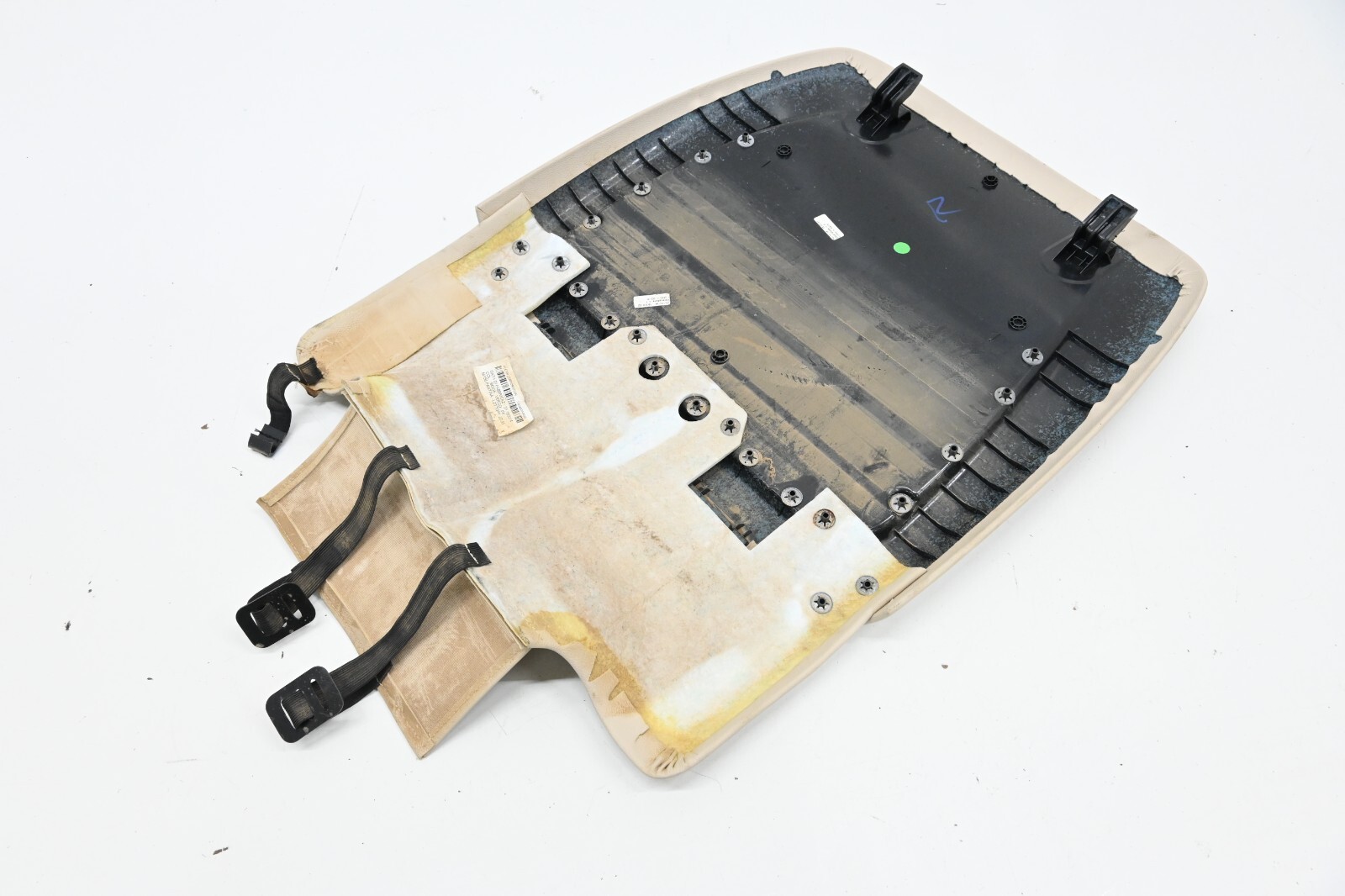 ⭐ 14-20 Maserati Ghibli Front Left / Right Back Seat Cover Pocket Trim Beige Oem
