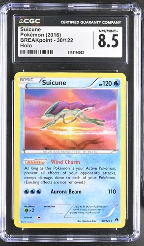 Suicune graded CGC 8.5 for sale on eBay