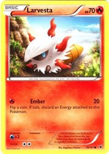 Larvesta - 19/101 - Common (Lp) Noble Victories - Fire Pokémon on eBay