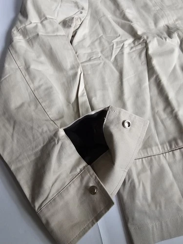C'est Bon Work Jacket Off White Zip Up Men's SZ XL Urban Mod Work Chore Nwt  image 14