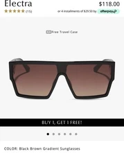 Diff Charitable Eyewear -Electra Frame Sunglasses