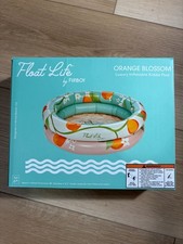 Float Life by FUNBOY Orange Blossom Inflatable Pool 48-inch Diameter NIB