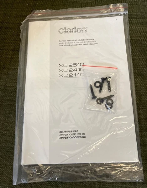 Clarion XC2410 300 Вт 4-канальный класс D морской усилитель - Изображение 4 из 4
