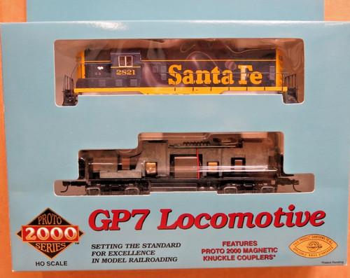 Proto 2000 23038 GP7 Santa Fe 2821 DCC listo todo nuevo engranajes de eje Athearn sin usar, en caja HO | Zustand: New: Other (See Details)