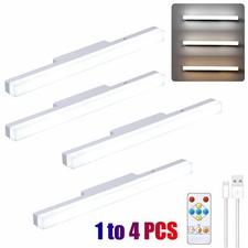 Rechargeable Magnetic Led Light Bar With Remote Under Cabinet Lighting Wireless