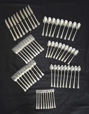 63 pc ONEIDA Spring Glen Distinction Deluxe HH Stainless Steel Flatware Serves 9