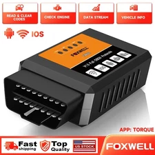 ELM327 Car OBD2 Code Reader WIFI Bluetooth Auto Diagnostic Tool For Iphone IOS