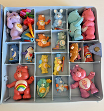 Vintage 1980s Kenner Care Bears PVC Figure Collection with Carry Case