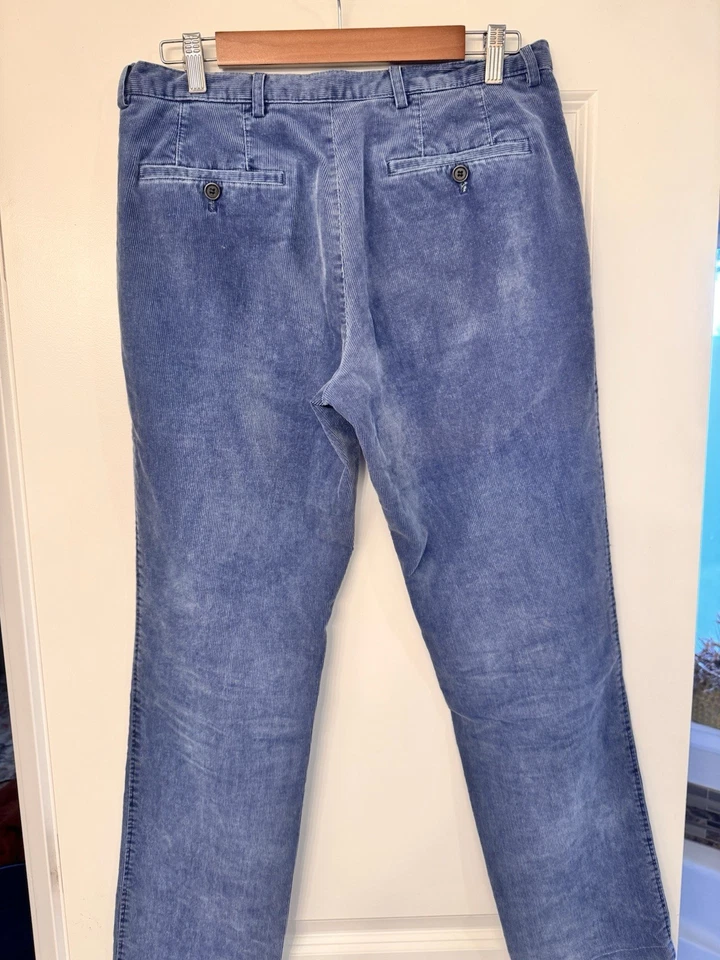 女式浅蓝色 Dries Van Notion 灯芯绒裤子 10 码 — 第 3/3 张图片