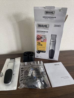 Wahl Groomsman Bartschneider Set Akku-Trimmer und Detail