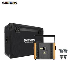 SHEHDS Flightcase of 12W ILDA 2D 3D Animation Full Color Lsaer Light Club Show