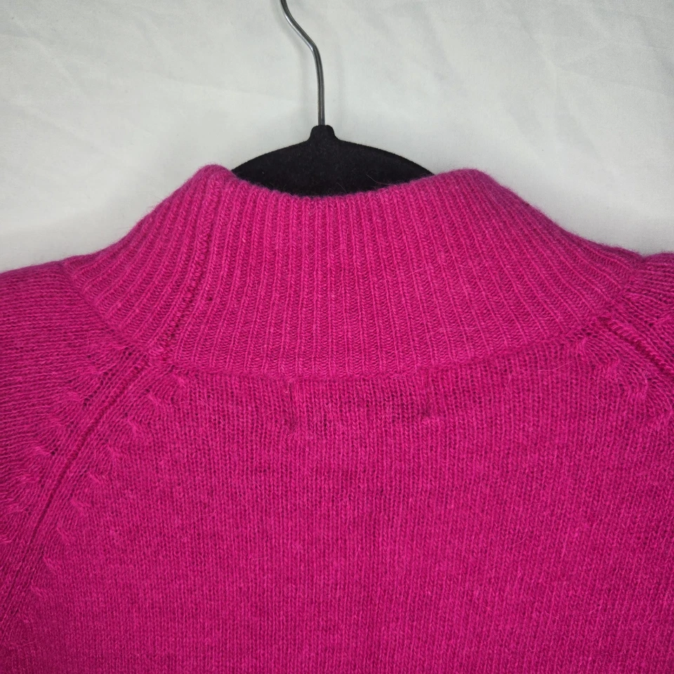 Vintage Yarn Works Women's Large Lambswool Angora Rabbit Hair Mock Neck Sweater - Image 4 of 4