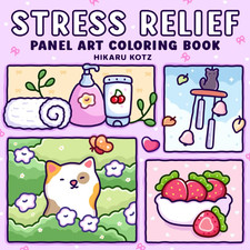 Stress Relief: Panel Art Coloring Book for Adults and Teens