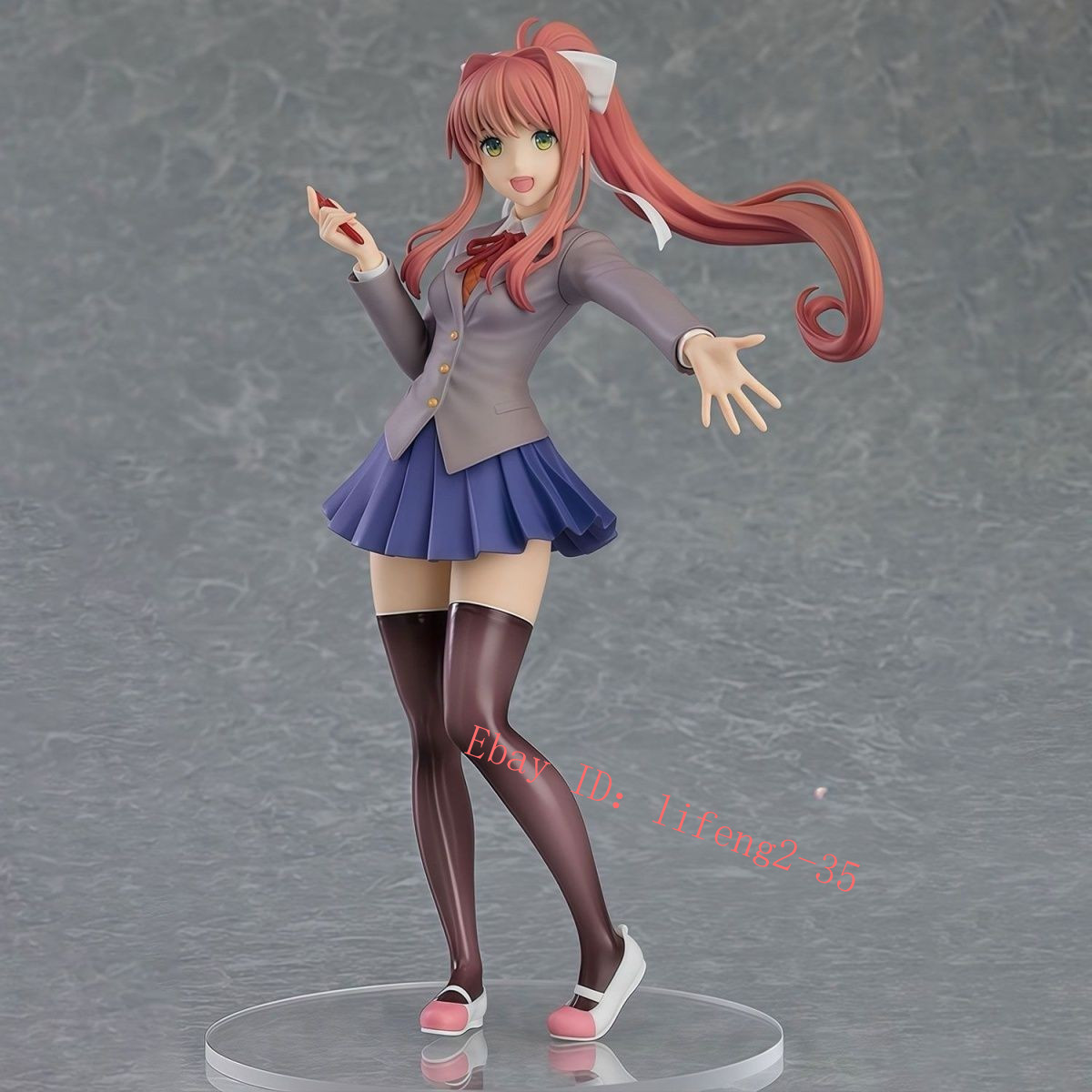 Doki Doki Literature Club Monika Pvc Figura Monika Estatua Modelo Colección
