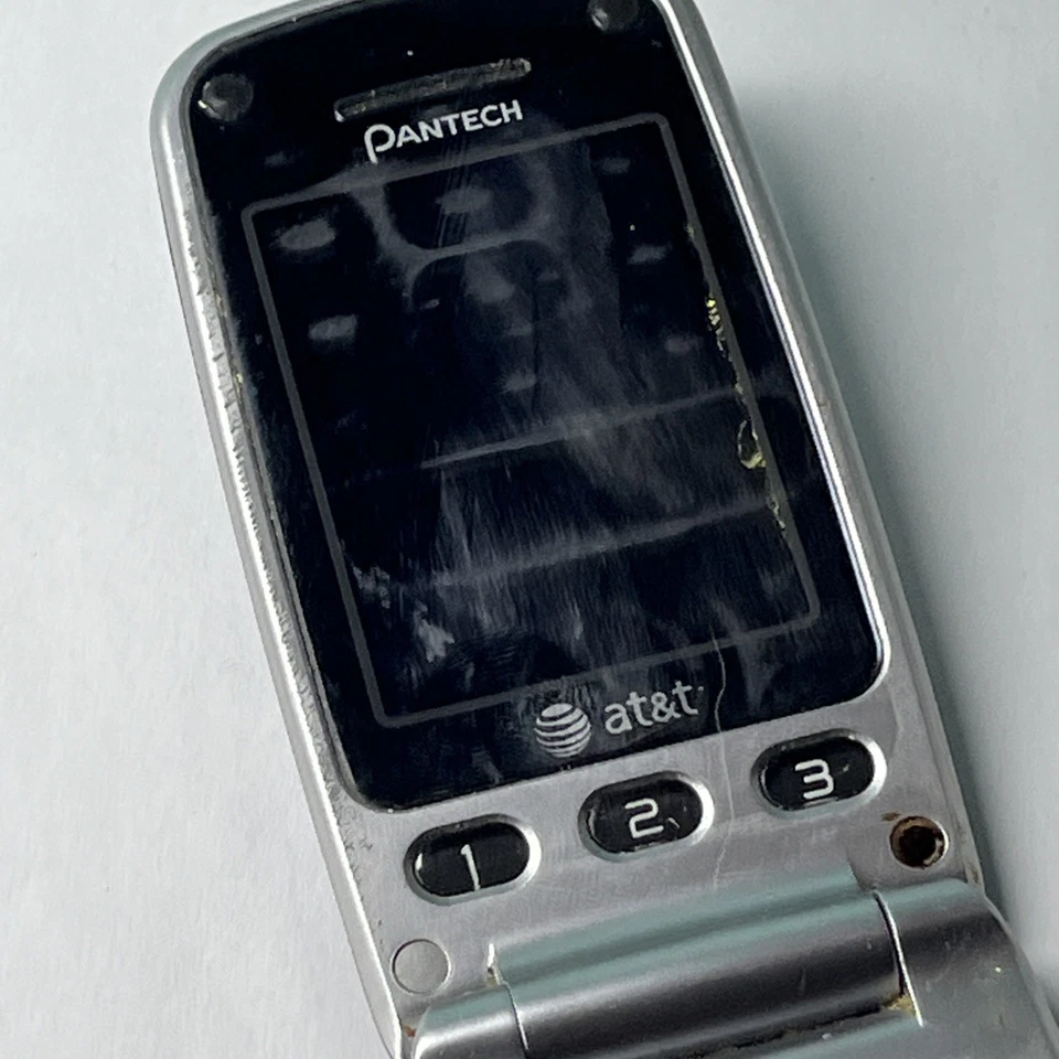 Pantech Breeze 2 II P2000 - Blue and Silver ( AT&T ) Cellular Flip Phone - Image 4 of 4