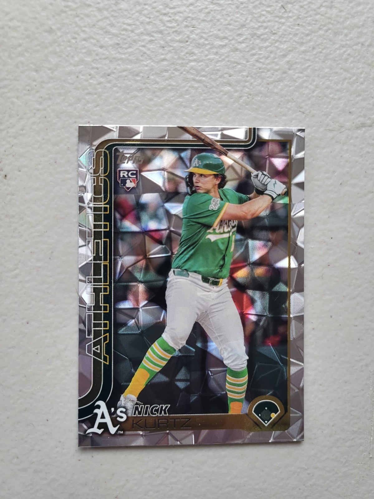 2025 Topps Update Series Nick Kurtz #US201 Diamante Foil (RC) NM Free Shipping