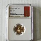 U.S. Mint 2026 American Eagle $5 Gold 1/10 oz NGC MS69 Red Book 8699437-053