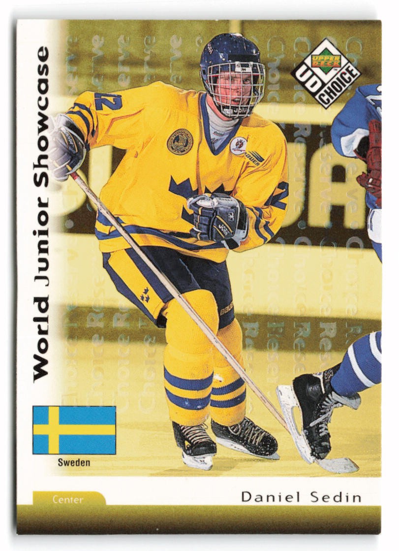 1998-99 UD Choice #294 Daniel Sedin Choice Reserve Sweden