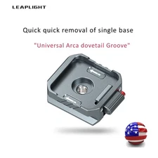 Universal Arca Swiss Quick Release Base w/ Lock 1/4 Mount Tripod Head Only