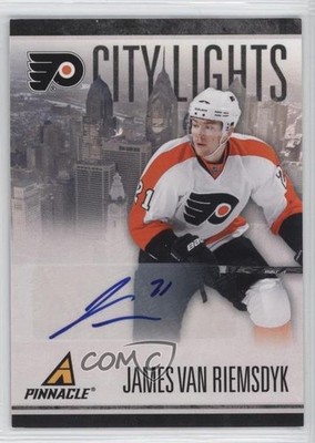 2010 Panini Pinnacle City Lights Signatures /100 James van Riemsdyk #37 Auto i8j
