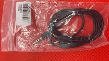 2pcs 3.5mm with Built-In Microphone Mic Talk Replacement AUX Audio Cord Cable