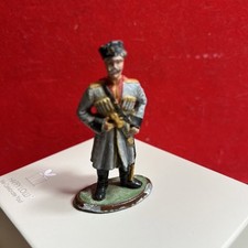 Rare find Russian military miniature Kuban Cossack hand painted .60mm. Tin alloy