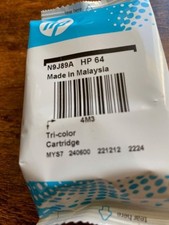 Genuine HP 64 Tri-color Ink Cartridge
