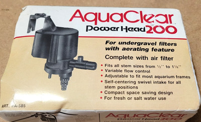 AquaClear Powerhead 200 Gallons per Hour Increases Water Flow NEW