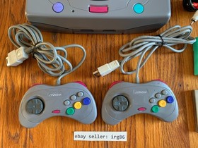 Victor V-Saturn RG-JX2 console system RG-CP6 pads RG-VC2 video cd vcd card sega