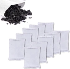 10 Pack Activated Charcoal Odor Absorbe Trash Can Deodorizer, Car Air Freshener,