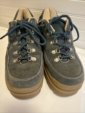 Vtg 90s Y2K Lower East Side Chunky Platform Oxford Shoes Suede Size 8.5 MINT