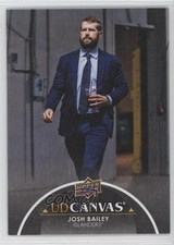 2021-22 Upper Deck Series 2 UD Canvas Black Josh Bailey #C170 02l6