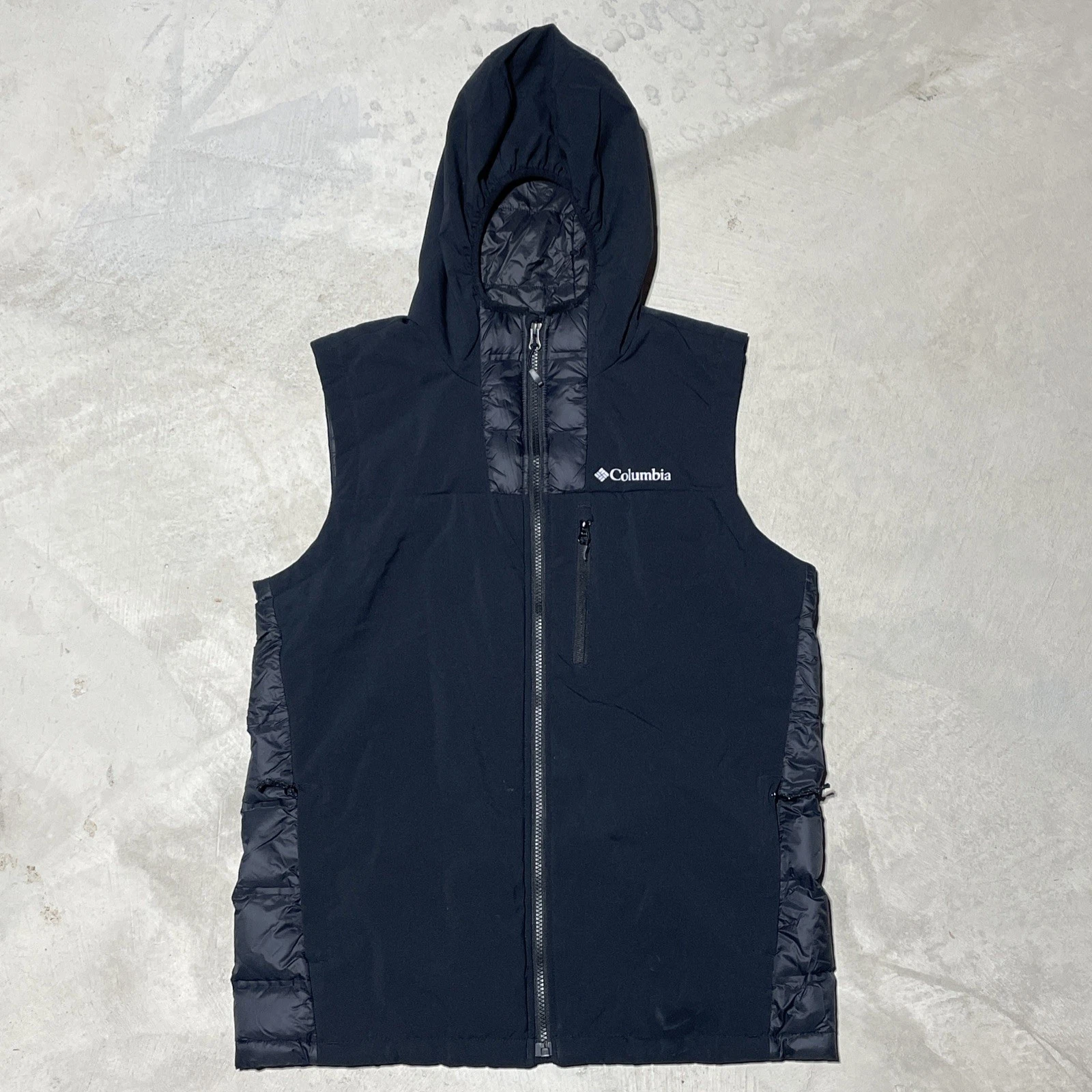 Columbia Men’s SZ M Ramble Heat Seal Interchange Down Jacket Vest 700 Fill