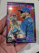 2021 Panini Optic Diamond Kings Prizm #19 Pete Alonso Photon SSP Case Hit! 