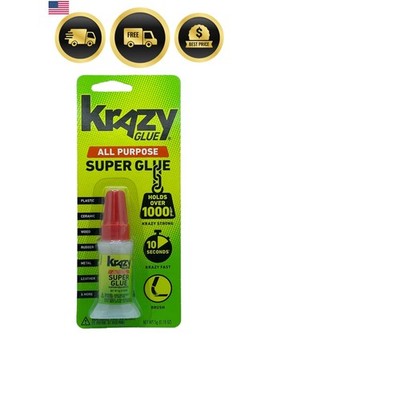 All Purpose Brush-On Superglue, 5 g, Quick Dry, No-Clog Adhesive for Ceramic,...