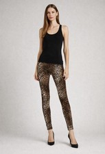 Leo Print Leggings super Soft One Size Le Mosch Denmark New With Tags