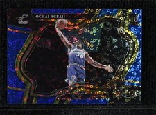 2022-23 Panini Select Courtside Blue Disco Prizm 10/25 Ochai Agbaji #289 t2a
