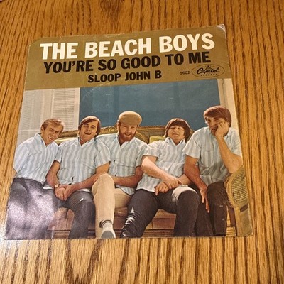 BEACH BOYS Sloop John B / You re so good to me 5602 7'' 45rpm Vinyl Record 